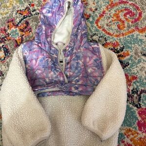 1 Madison Purple and Cream Kids Sweater